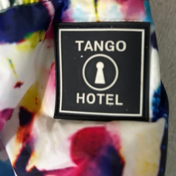 Tango Hotel Mens graphic color puffer jacket, boy praying sz XL was $200 b new - Picture 2 of 8